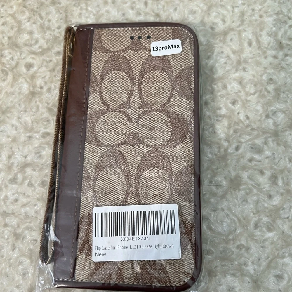 COACH iPhone 13 Pro max Wallet Phone case